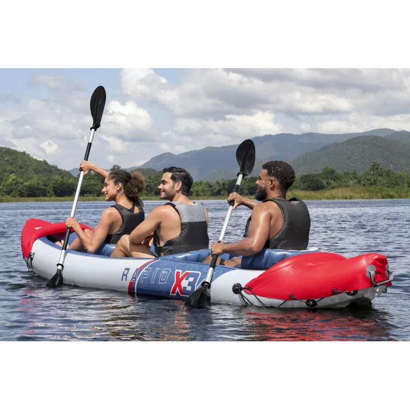 Bestway Hydro Force Rapid X3 Inflatable 3-Person Kayak Set 3.81 m