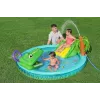 Bestway Crocodile Cove Kids Inflatable Water Play Center and Pool 2.24 m x 1.81 m x 72 cm