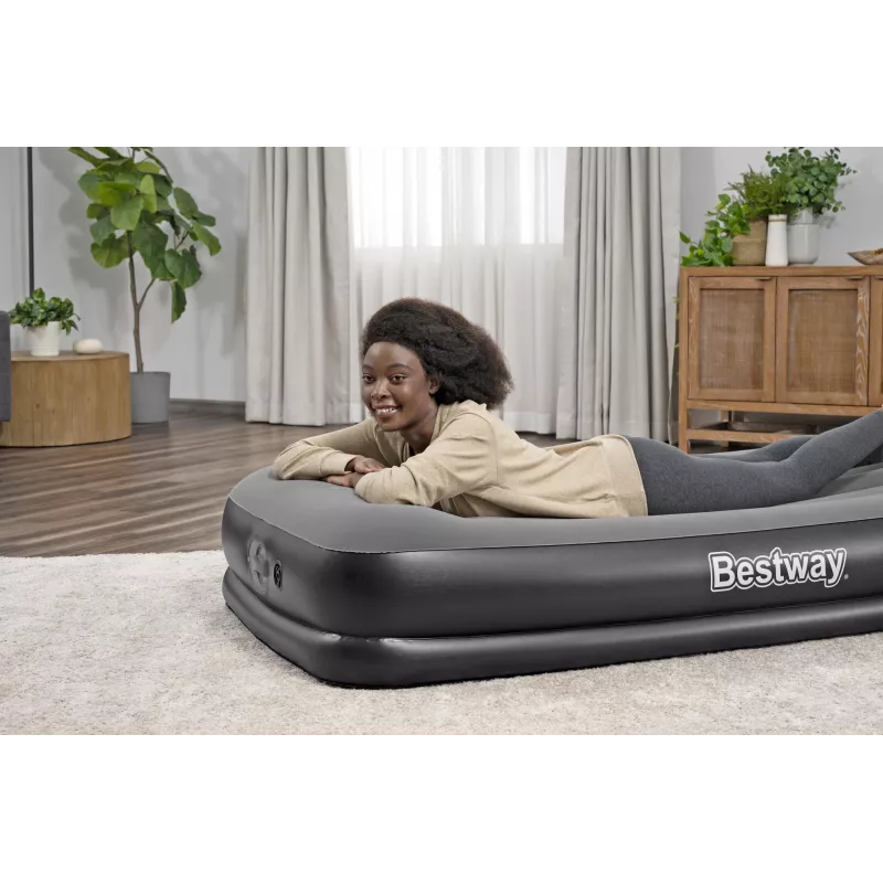 Bestway Tritech Twin Air Mattress with Built-in USB Pump 1.91 m x 97 cm x 36 cm