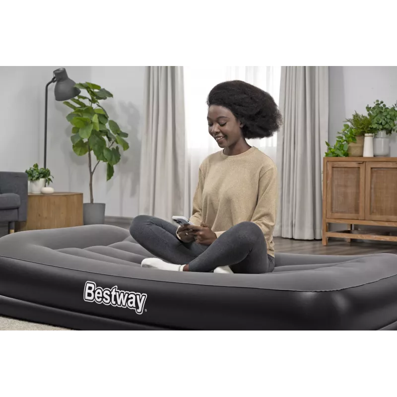 Bestway Tritech Twin Air Mattress with Built-in USB Pump 1.91 m x 97 cm x 36 cm
