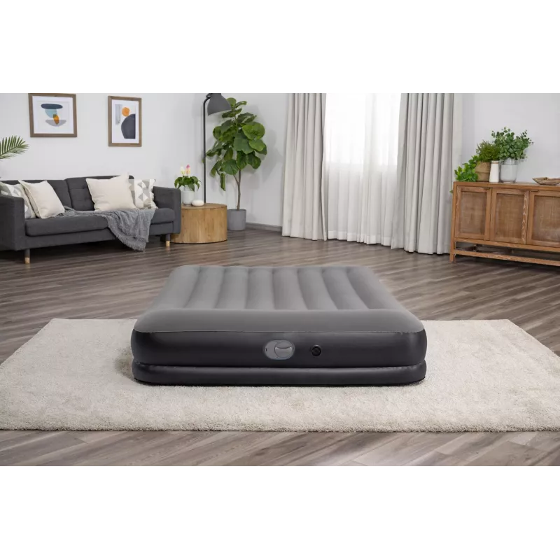Bestway Tritech Queen Air Mattress with Built-in USB Pump 2.03 m x 1.52 m x 36 cm