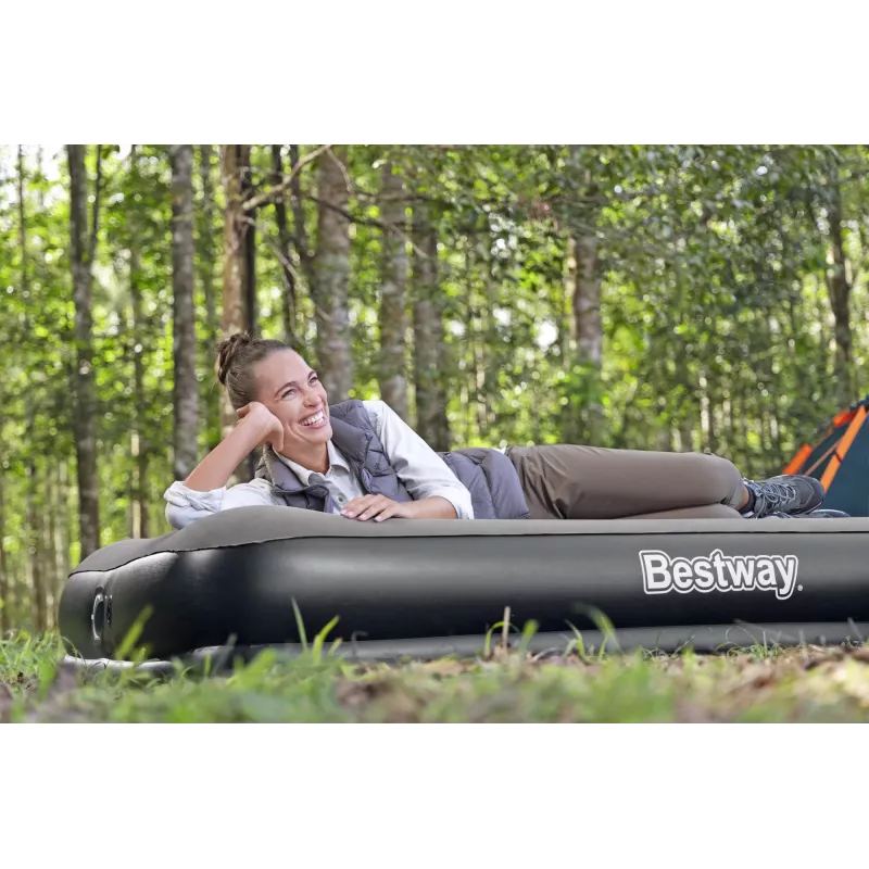 Bestway Tritech Queen Air Mattress with Built-in USB Pump 2.03 m x 1.52 m x 36 cm