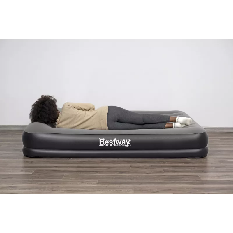 Bestway Tritech Queen Air Mattress with Built-in USB Pump 2.03 m x 1.52 m x 36 cm