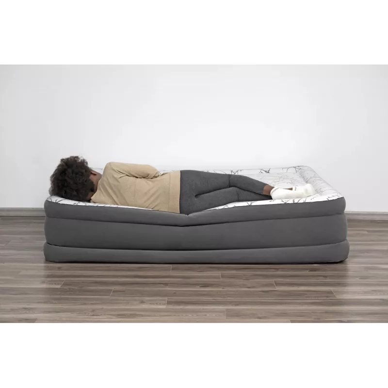 Bestway Tritech Queen Air Mattress with Built-in USB Pump 2.03 m x 1.52 m x 36 cm