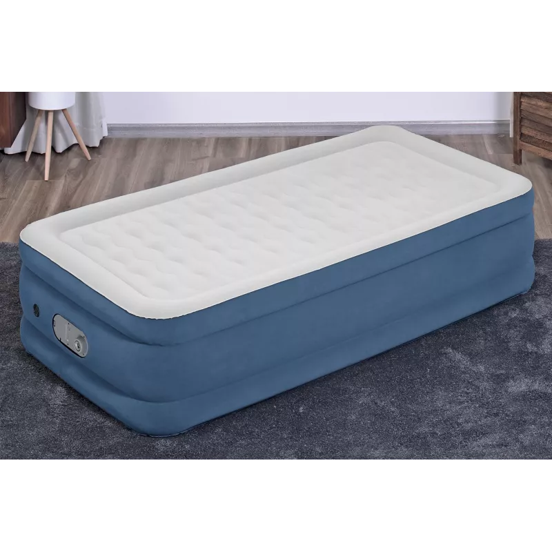 Bestway AlwayzAire Twin Air Mattress with Built-in Dual Pump 1.91 m x 97 cm x 46 cm