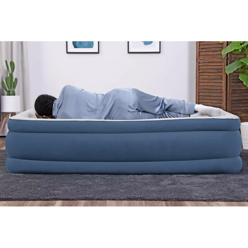 Bestway AlwayzAire Twin Air Mattress with Built-in Dual Pump 1.91 m x 97 cm x 46 cm