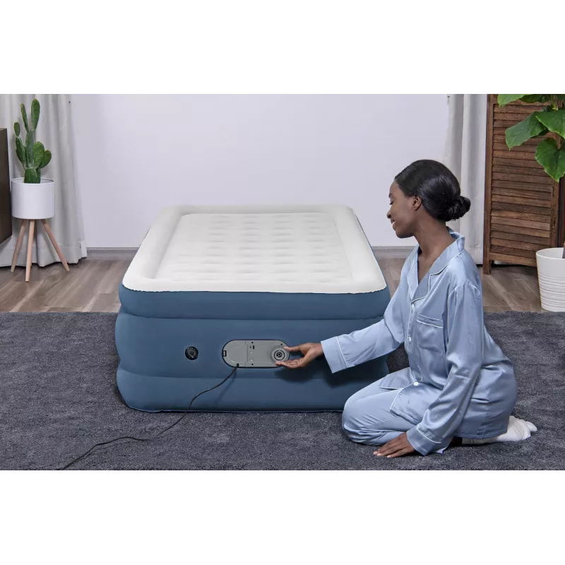 Bestway AlwayzAire Twin Air Mattress with Built-in Dual Pump 1.91 m x 97 cm x 46 cm