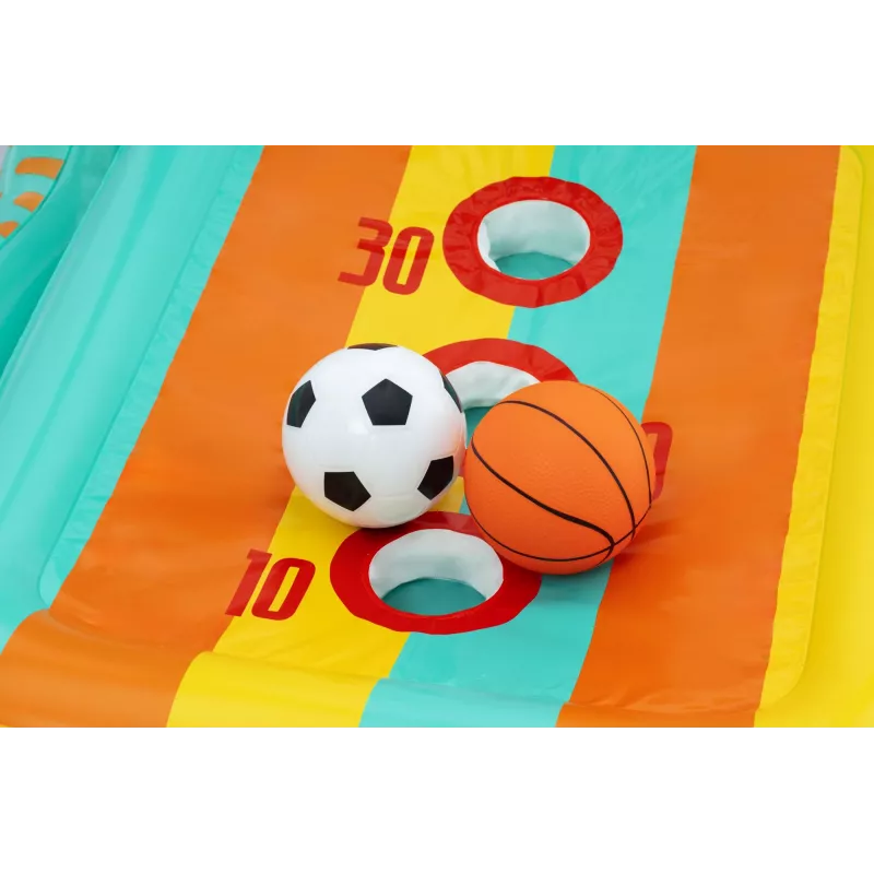 Bestway Perfect Aim 3-in-1 Inflatable Yard Game, Inflatable play center, 5 yr(s), Polyvinyl chloride (PVC), Multicolour