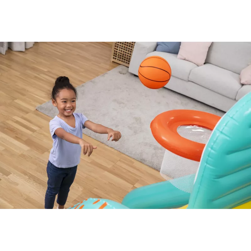 Bestway Perfect Aim 3-in-1 Inflatable Yard Game, Inflatable play center, 5 yr(s), Polyvinyl chloride (PVC), Multicolour