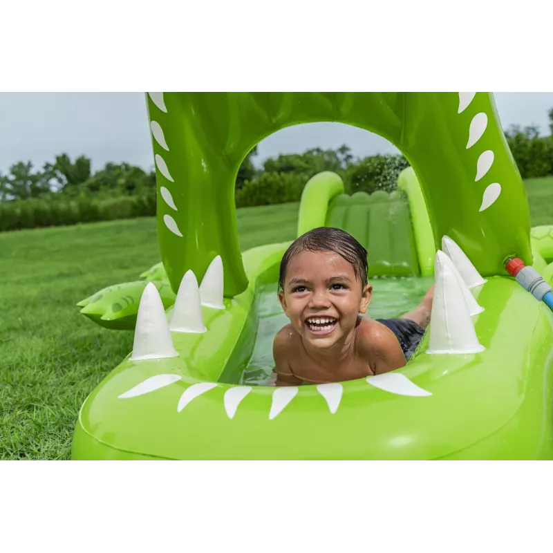 Bestway Later Gator Kids Inflatable Water Play Center and Pool 2.34 m x 1.63 m x 87 cm