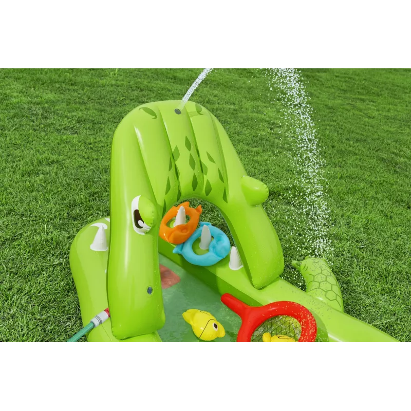 Bestway Later Gator Kids Inflatable Water Play Center and Pool 2.34 m x 1.63 m x 87 cm