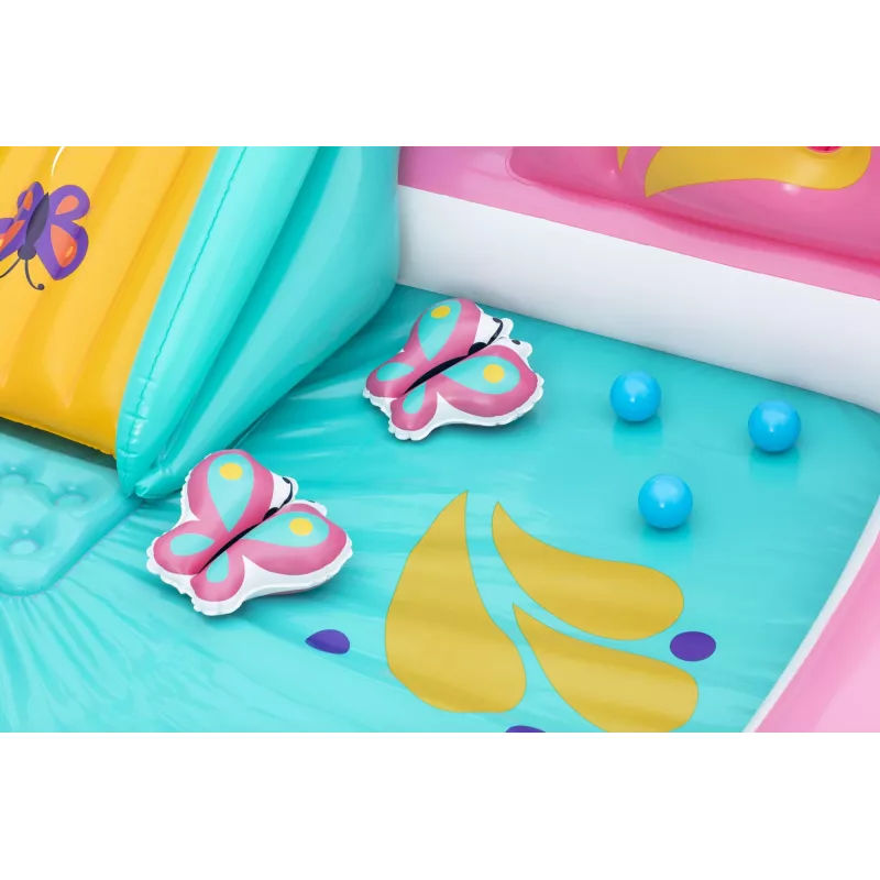 Bestway Butterfly Wonder Kids Inflatable Water Play Center and Pool 1.80 m x 1.80 m x 1.17 m
