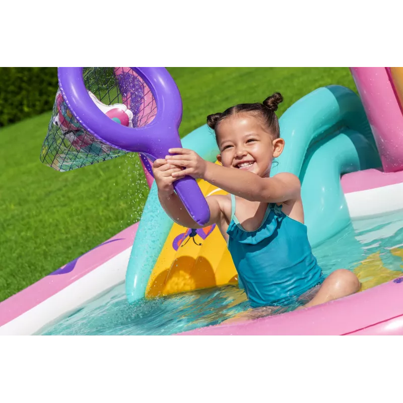 Bestway Butterfly Wonder Kids Inflatable Water Play Center and Pool 1.80 m x 1.80 m x 1.17 m