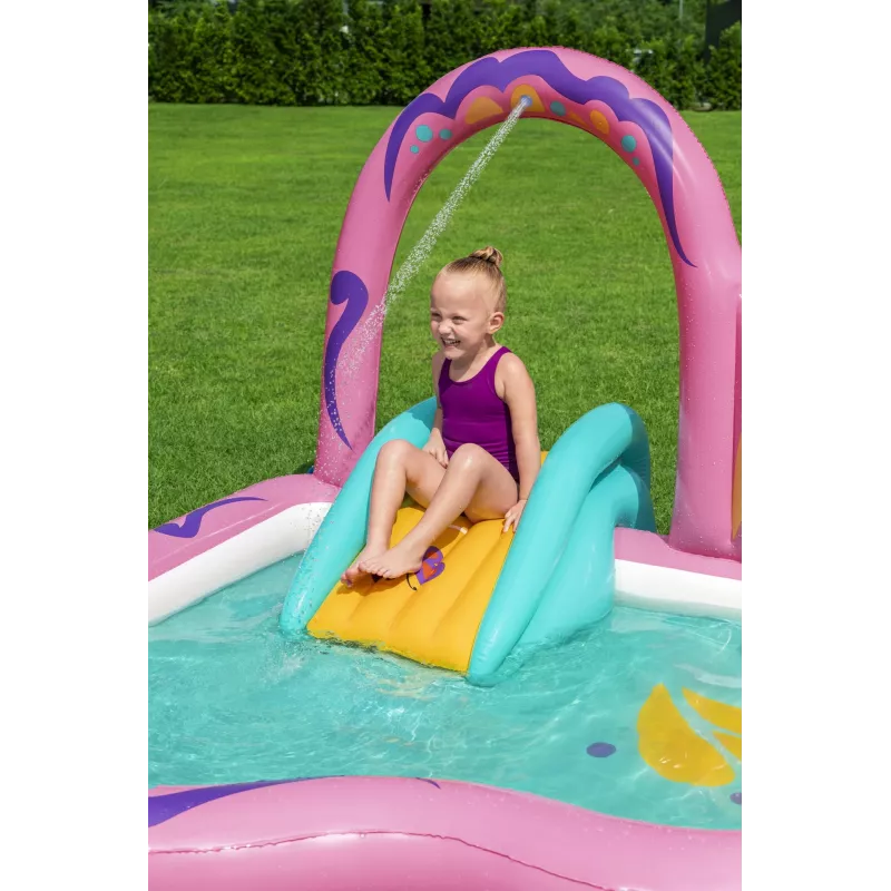 Bestway Butterfly Wonder Kids Inflatable Water Play Center and Pool 1.80 m x 1.80 m x 1.17 m