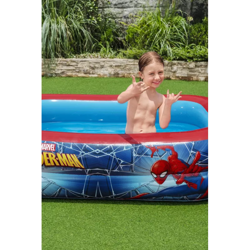 Bestway Play Pool, Inflatable pool, 450 L, Rectangular, 6 yr(s), Spider-Man, Vinyl