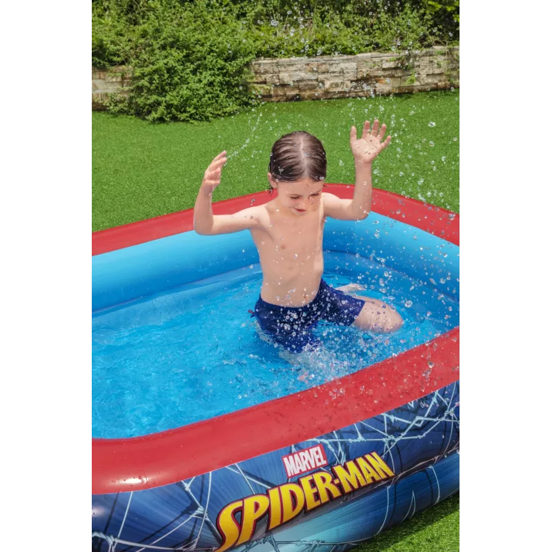 Bestway Play Pool, Inflatable pool, 450 L, Rectangular, 6 yr(s), Spider-Man, Vinyl