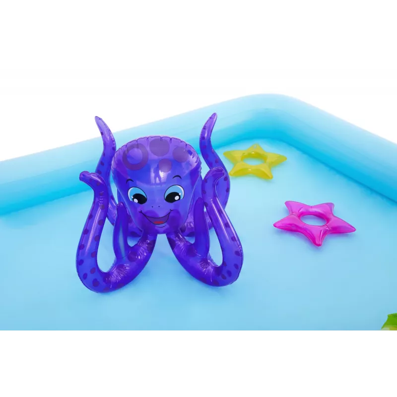 Bestway Play Center Fantastic Aquarium Play Pool, Inflatable pool, 308 L, Figure 8 shape, 2 yr(s), Vinyl, Multicolour