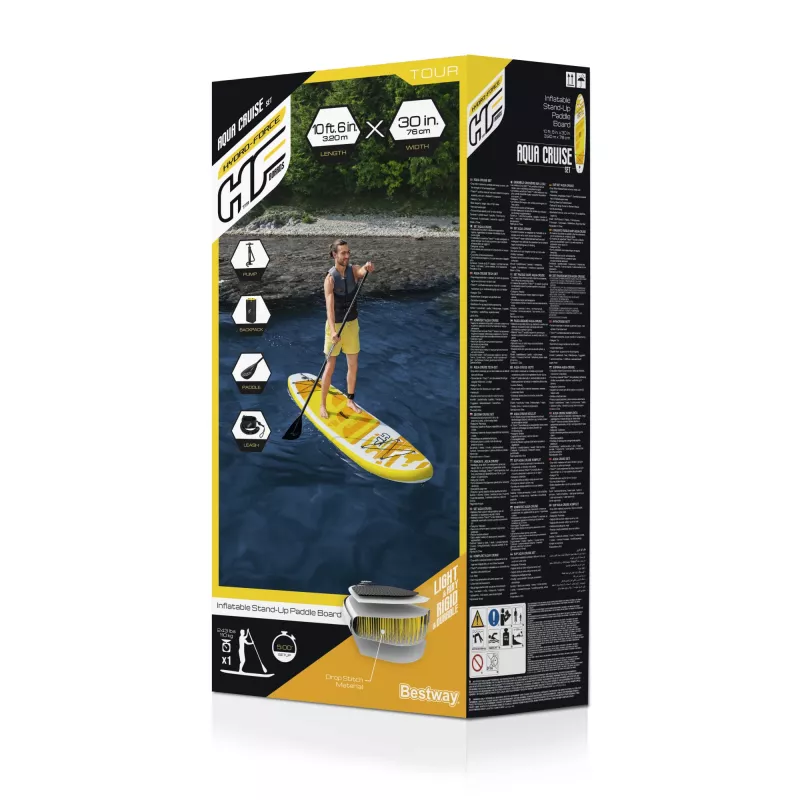 Bestway Hydro-Force 10'6 inch x 30 inch x 4.75 inch/3.20m x 76cm x 12cm Aqua Cruise Set