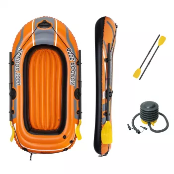 Bestway HYDRO-FORCE Inflatable Boat - including oars and footpump