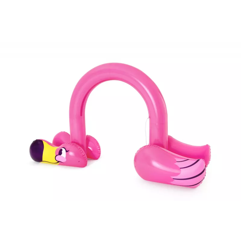 Bestway 11'2 inch x 43 inch x 6'4 inch/3.40m x 1.10m x 1.93m Jumbo Flamingo Sprinkler