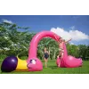 Bestway 11'2 inch x 43 inch x 6'4 inch/3.40m x 1.10m x 1.93m Jumbo Flamingo Sprinkler