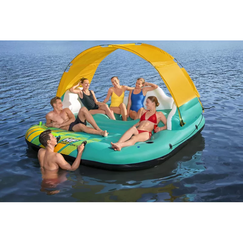 Bestway Hydro-Force 9'10 inch x 9'/3.00m x 2.75m Sunny Lounge Island