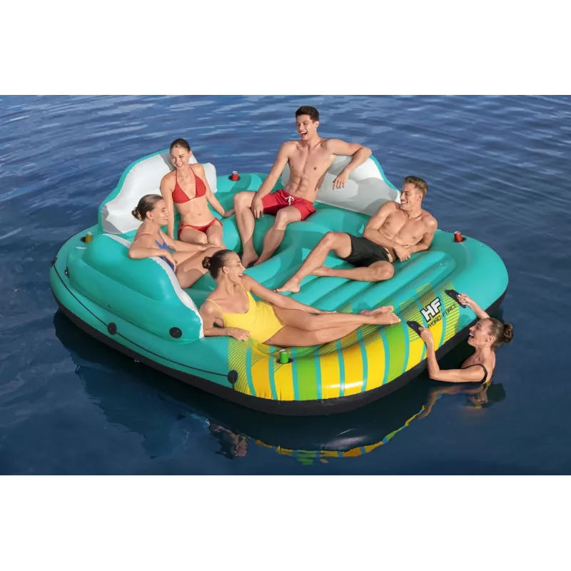 Bestway Hydro-Force 9'10 inch x 9'/3.00m x 2.75m Sunny Lounge Island