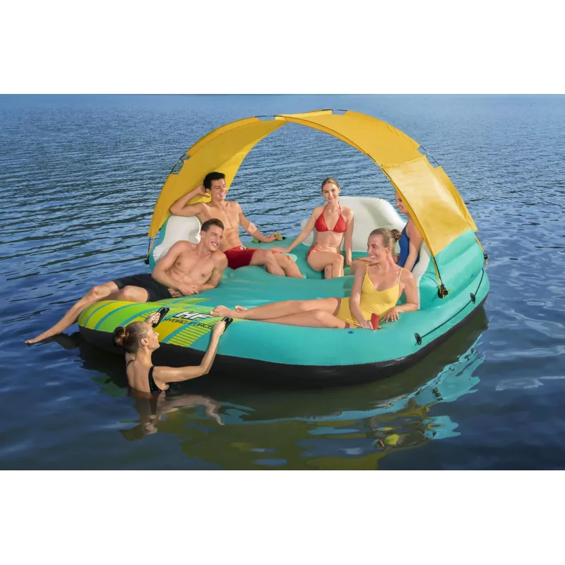 Bestway Hydro-Force 9'10 inch x 9'/3.00m x 2.75m Sunny Lounge Island