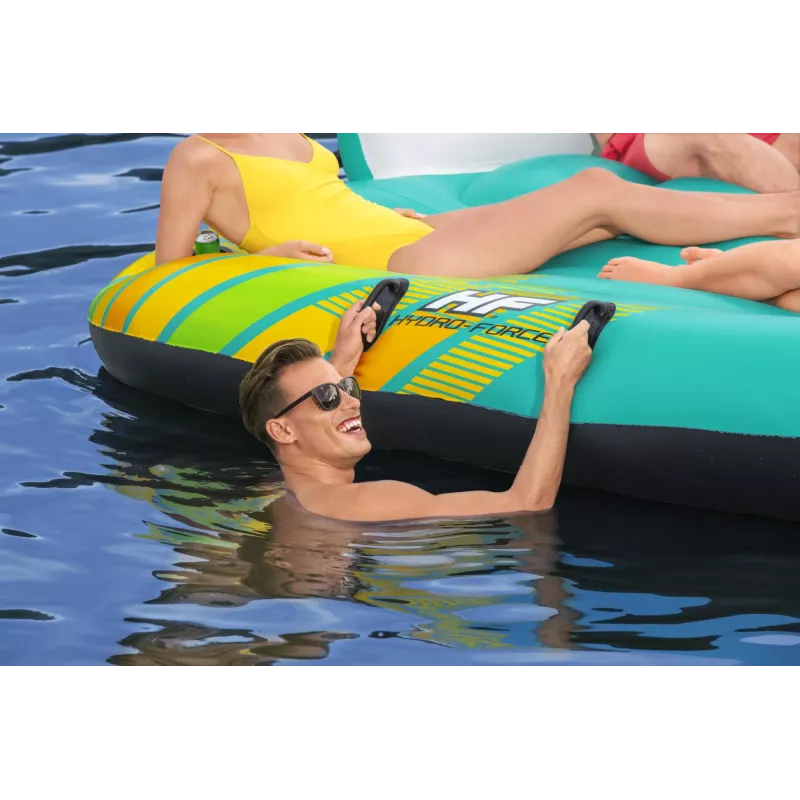 Bestway Hydro-Force 9'10 inch x 9'/3.00m x 2.75m Sunny Lounge Island