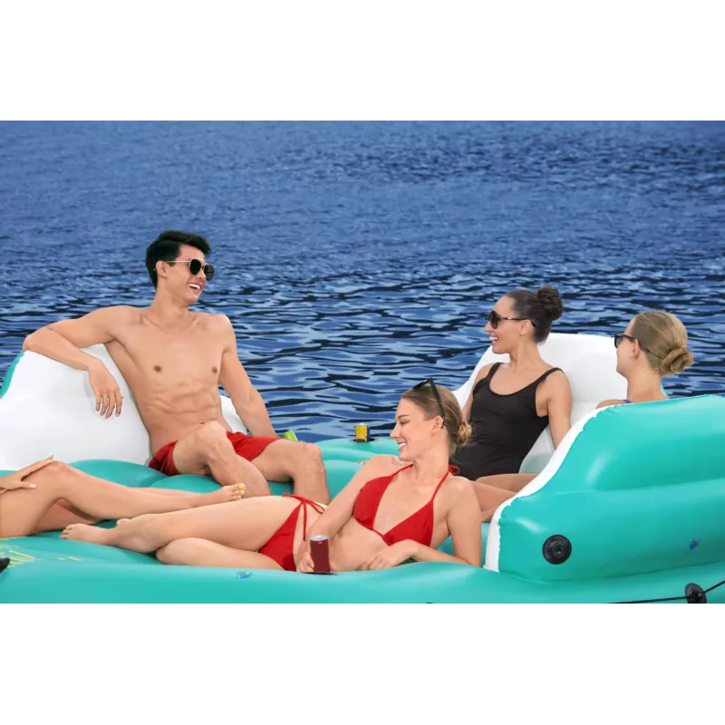 Bestway Hydro-Force 9'10 inch x 9'/3.00m x 2.75m Sunny Lounge Island