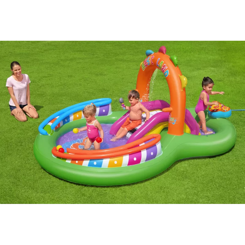 Bestway 9'8 inch x 6'3 inch x 54 inch/2.95m x 1.90m x 1.37m Sing 'n Splash Play Center