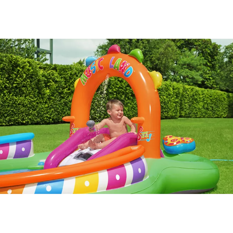 Bestway 9'8 inch x 6'3 inch x 54 inch/2.95m x 1.90m x 1.37m Sing 'n Splash Play Center