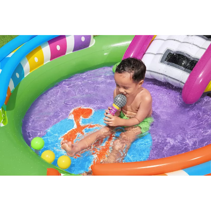 Bestway 9'8 inch x 6'3 inch x 54 inch/2.95m x 1.90m x 1.37m Sing 'n Splash Play Center