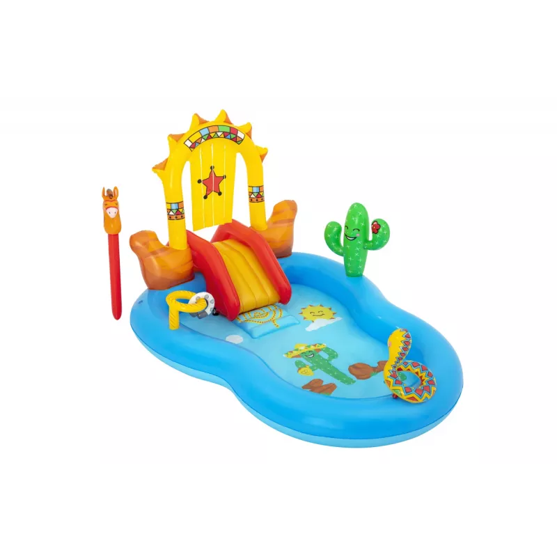 Bestway 8'8 inch x 6'2 inch x 55 inch/2.64m x 1.88m x 1.40m Wild West Play Center