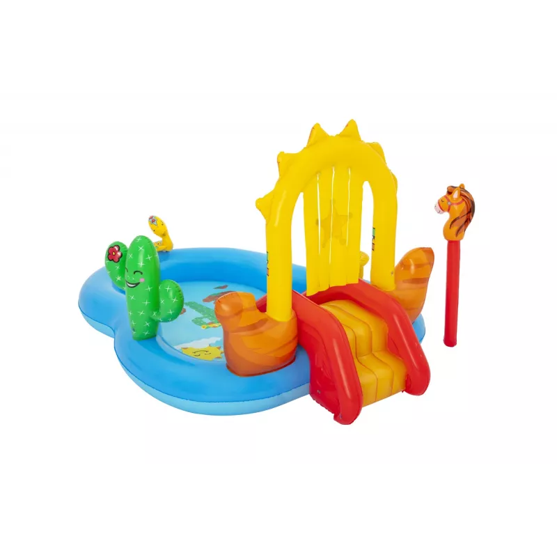 Bestway 8'8 inch x 6'2 inch x 55 inch/2.64m x 1.88m x 1.40m Wild West Play Center