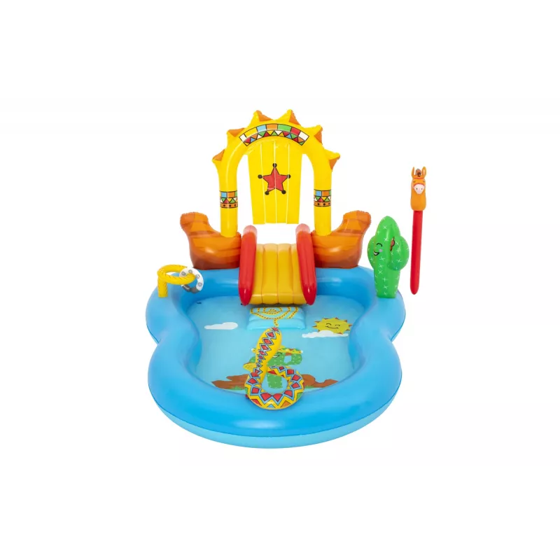Bestway 8'8 inch x 6'2 inch x 55 inch/2.64m x 1.88m x 1.40m Wild West Play Center