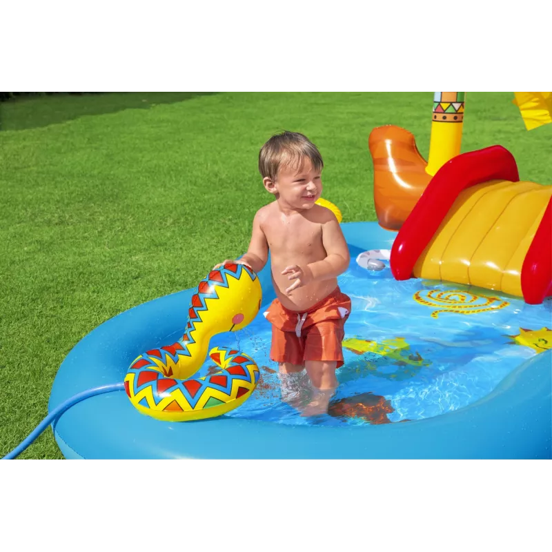 Bestway 8'8 inch x 6'2 inch x 55 inch/2.64m x 1.88m x 1.40m Wild West Play Center