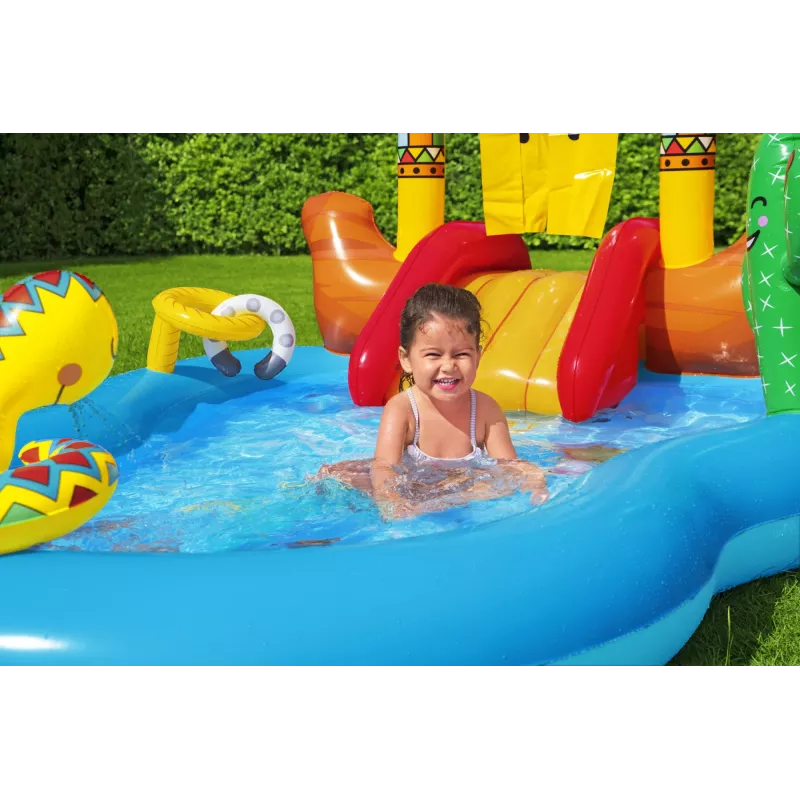 Bestway 8'8 inch x 6'2 inch x 55 inch/2.64m x 1.88m x 1.40m Wild West Play Center