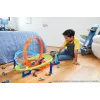Hot Wheels Action Loop Cyclone Challenge Track Set with 1:64 Scale Toy Car, Easy Storage