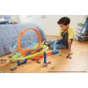 Hot Wheels Action Loop Cyclone Challenge Track Set with 1:64 Scale Toy Car, Easy Storage