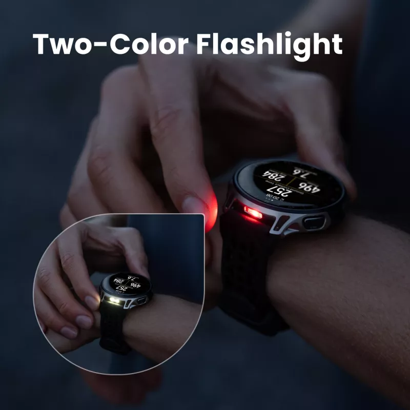 Amazfit Cheetah 2 Pro 3.35 cm (1.32 inch) AMOLED 48 mm Digital 466 x 466 pixels Touchscreen Titanium Wi-Fi