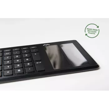 Mousetrapper Type Keyboard QWERTY Nordic USB-A + Bluetooth, Full-size (100%), Wired & Wireless, USB + Bluetooth, Black