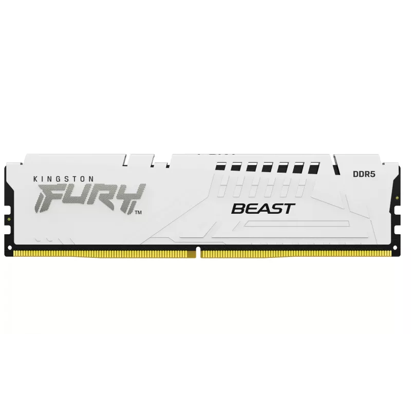 Kingston Technology FURY Beast 32GB 5600MT/s DDR5 CL40 DIMM (Kit of 2) White XMP