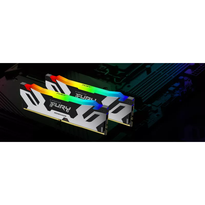 Kingston Technology FURY 32GB 8000MT/s DDR5 CL38 DIMM (Kit of 2) Renegade RGB XMP