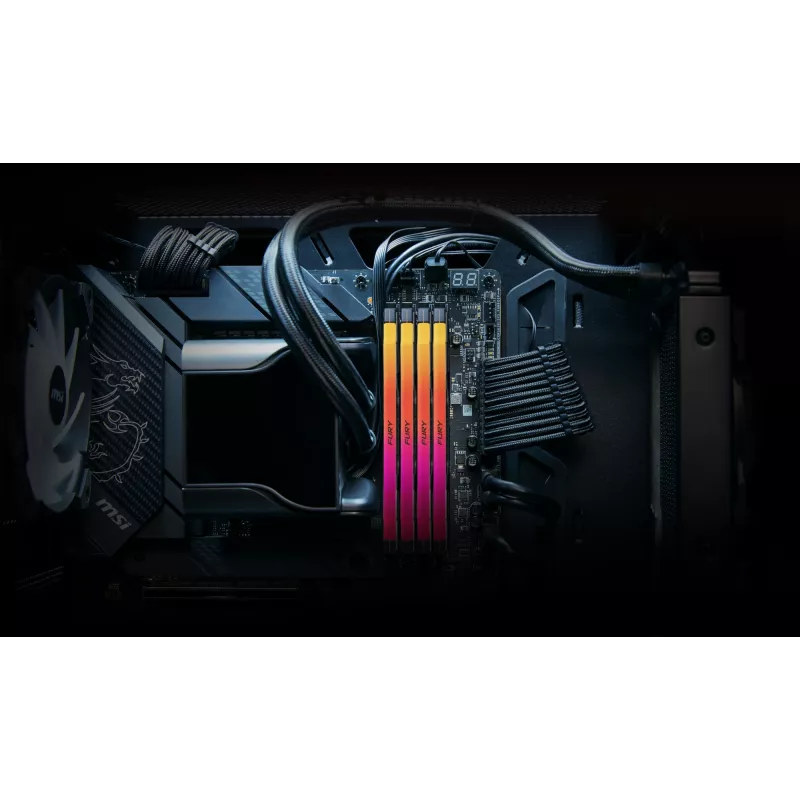 Kingston Technology FURY 32GB 8000MT/s DDR5 CL38 DIMM (Kit of 2) Renegade RGB XMP