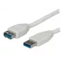 Nilox 0.8m USB3.0 USB cable USB 3.2 Gen 1 (3.1 Gen 1) USB A 4.8 Gbit/s White