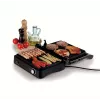 Ariete 1934 MetalGrill 3in1, Electric grill for mixed grilling, 2000 W, 3 cooking modes, non-stick plates, Silver/Black