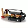 Ariete 1934 MetalGrill 3in1, Electric grill for mixed grilling, 2000 W, 3 cooking modes, non-stick plates, Silver/Black