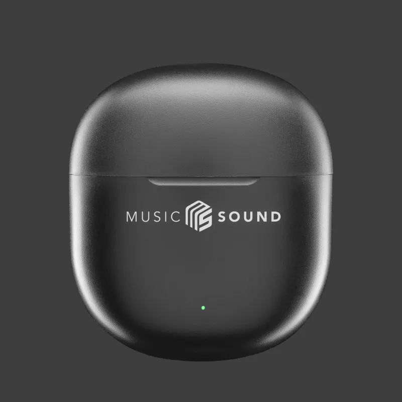 Music Sound Breeze Capsule-style Bluetooth earphone with colored case