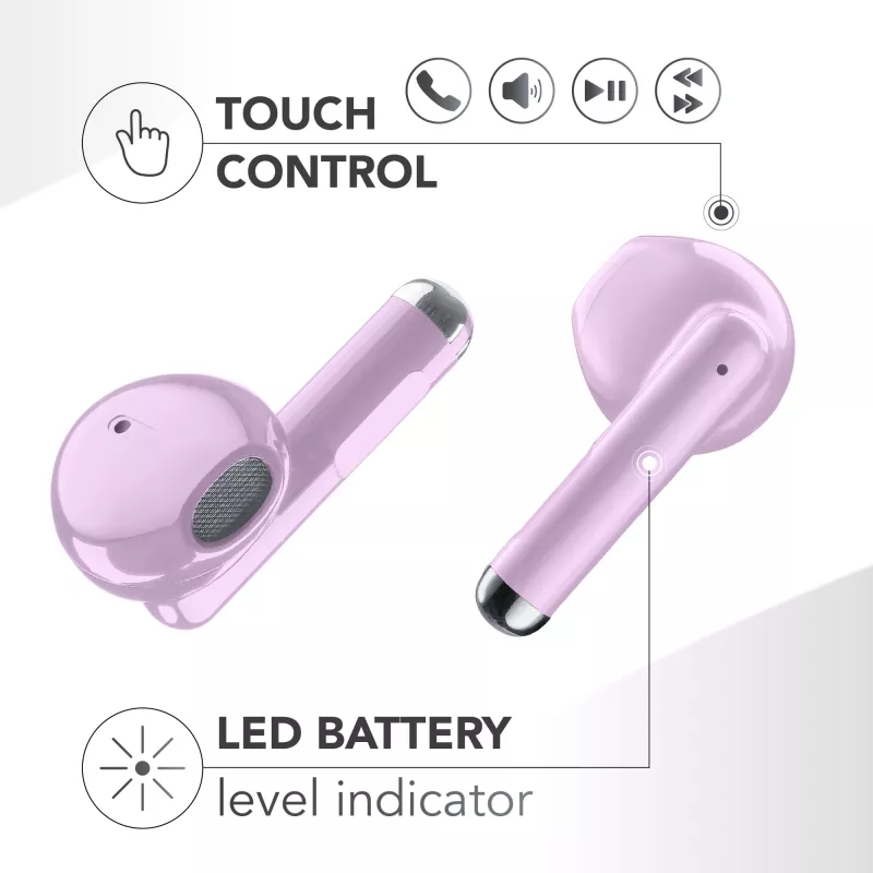 Music Sound Breeze Capsule-style Bluetooth earphone with colored case